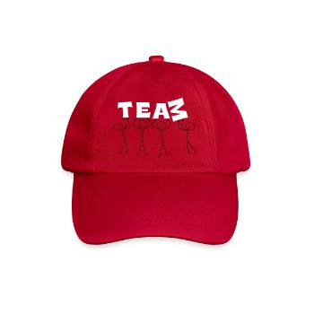 team - Baseball Cap - classic red - Front