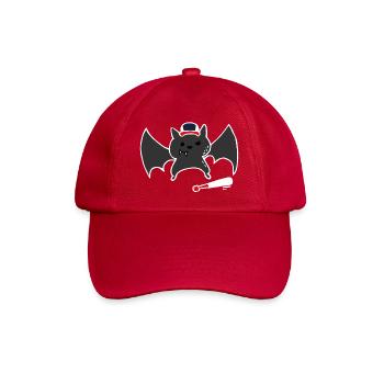 Funny & Cute Baseball Bat / Bat - Baseball Cap - classic red - Front