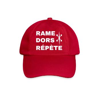 Rame dors répète Rameur d'aviron - Casquette classique - rouge classique - Devant