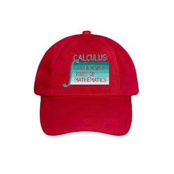 Math Teacher Geometry School Mathematics - Baseball Cap - classic red - Front