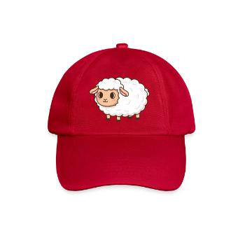 Schaf - Baseballkappe - klassisch Rot - Vorne