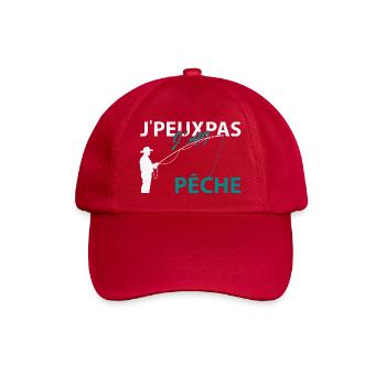 Je peux pas J'ai Peche - Casquette classique - rouge classique - Devant