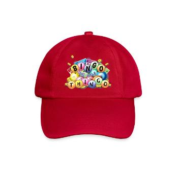 Le bingo, c’est mon truc de jeu porte-bonheur, le design des joueurs de soirées de jeu - Casquette classique - rouge classique - Devant