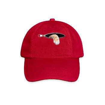 Fermeture éclair pour chat Maman de chat Chat mignons Chats - Casquette classique - rouge classique - Devant