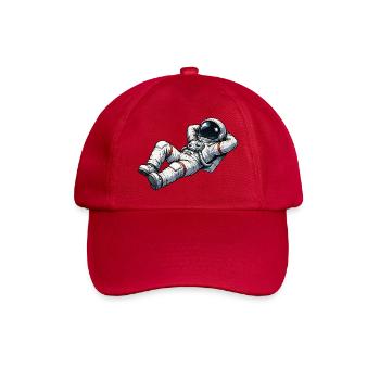 Relaxed astronaut in retro design - Baseball Cap - classic red - Front