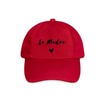 La Madre avec Coeur - Fête des mères Maman love - Casquette classique - rouge classique - Devant