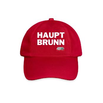 HAUPTBRUNN - Baseballkappe - klassisch Rot - Vorne