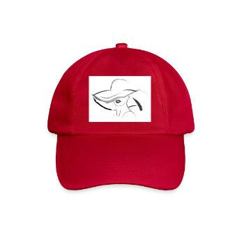Hut Dame - Baseballkappe - klassisch Rot - Vorne