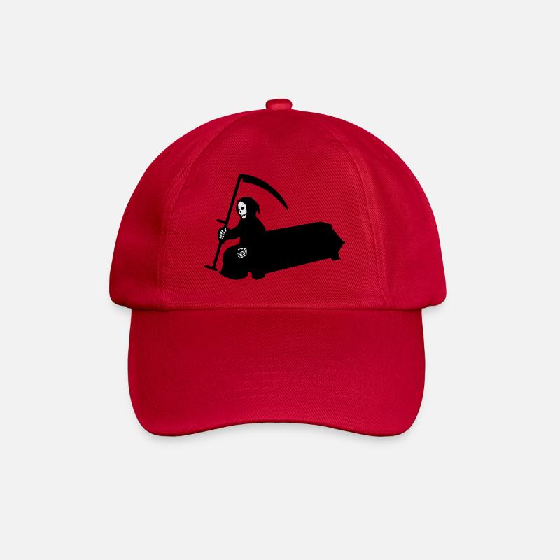 squelette - Casquette classique - rouge classique