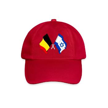 Flag Belgium, flag Israel - Baseball Cap - classic red - Front