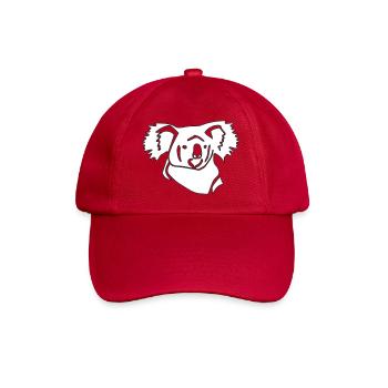 Koala Linienkunst - Baseballkappe - klassisch Rot - Vorne