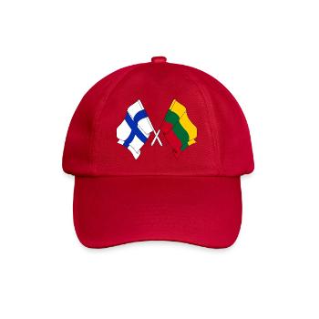 Drapeau Finlande, Drapeau Lituanie - Casquette classique - rouge classique - Devant