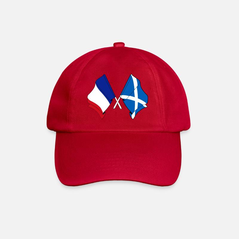Drapeau France, Écosse - Casquette classique - rouge classique