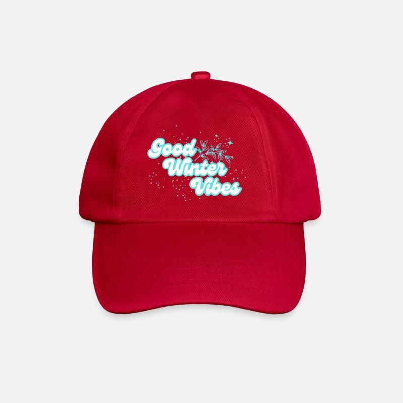Winter Vibes - Baseballkappe - klassisch Rot