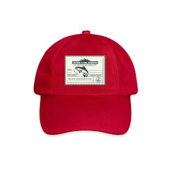 Permis de pêche – Lakewind Association - Casquette classique - rouge classique - Devant