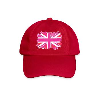 Pink Union Jack - Baseball Cap - classic red - Front