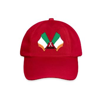 Ireland Flag Crossed - Baseball Cap - classic red - Front