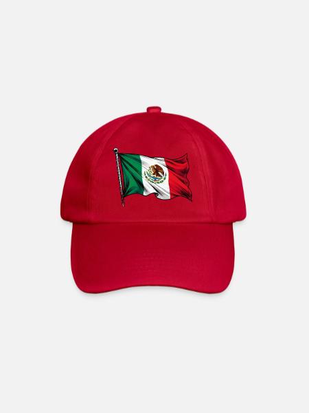 Drapeau du Mexique - Casquette classique - rouge classique