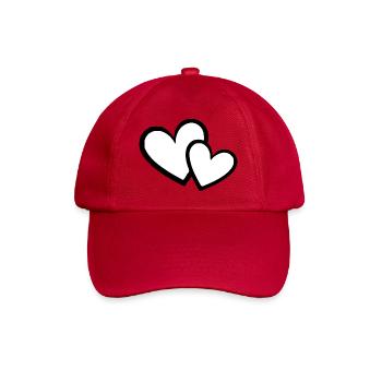 Cœur cadeau de la Saint-Valentin - Casquette classique - rouge classique - Devant