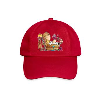 Senta - die gemütliche Badewanne / - Baseballkappe - klassisch Rot - Vorne