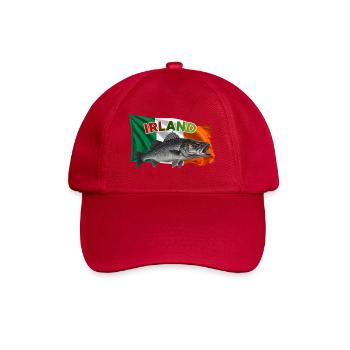 Wolfsbarsch Angeln Irland - Wölfe  - Baseballkappe - klassisch Rot - Vorne