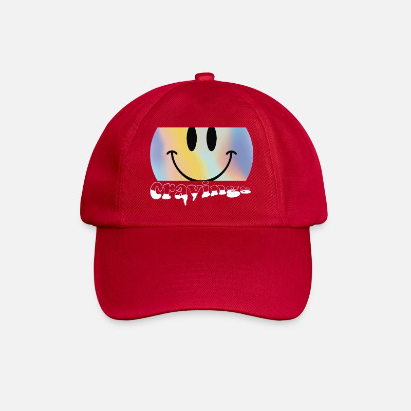 Tie-Dye Cravings Logo - Baseballkappe - klassisch Rot