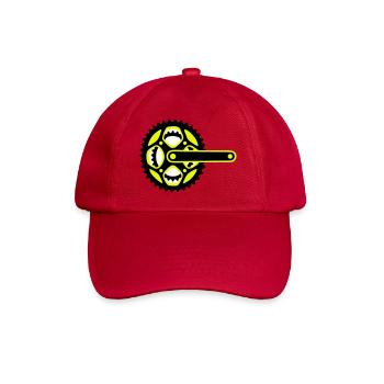 Icône de plateau de vélo - Casquette classique - rouge classique - Devant