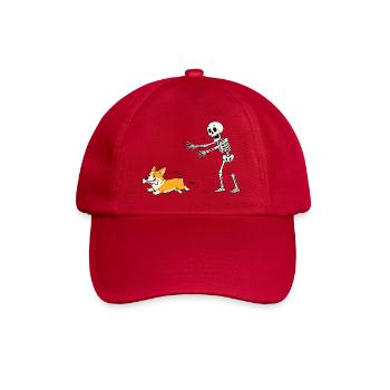Halloween, Cprgi, Skelett - Baseballkappe - klassisch Rot - Vorne