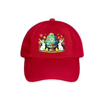 Easter Floral Egg Parade - Baseball Cap - classic red - Front