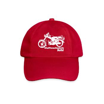 Simson S50 Waffenschmiede - Baseballkappe - klassisch Rot - Vorne