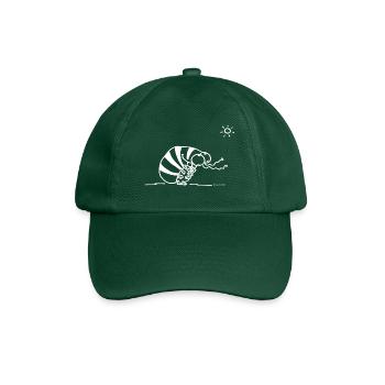 assel_weiss - Baseballkappe - Flaschengrün - Vorne
