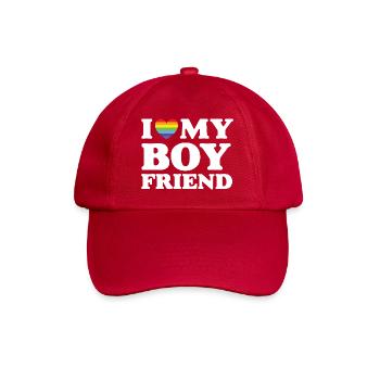 J’aime mon petit ami - LGBTQ - Casquette classique - rouge classique - Devant