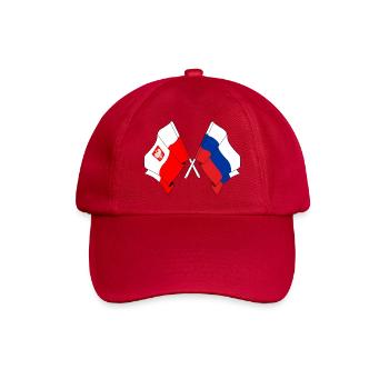 Drapeau Pologne, Russie - Casquette classique - rouge classique - Devant
