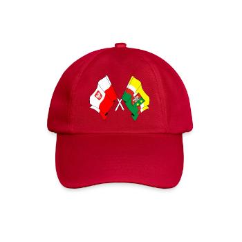Flag of Poland, Lubusz crossed - Baseball Cap - classic red - Front