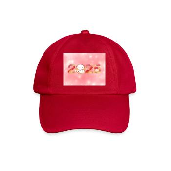Chinese New Year 2025 Design Chinese New - Baseball Cap - classic red - Front