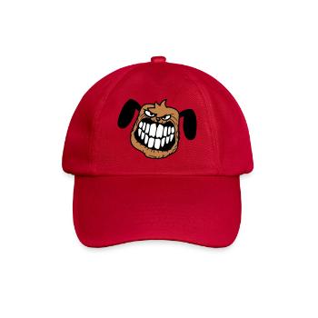 chien monstre méchant dangereux dents sourire sourire - Casquette classique - rouge classique - Devant
