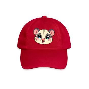 Opossum - Baseballkappe - klassisch Rot - Vorne