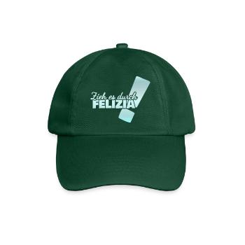 First name Felizia - Baseball Cap - bottle green - Front