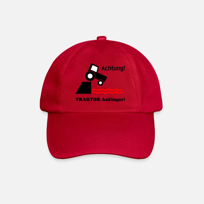 Traktor Anfaenger - Baseballkappe - klassisch Rot