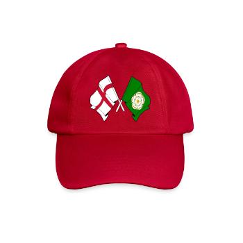 North Yorkshire & England crossed - Baseball Cap - classic red - Front