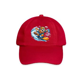 Biber Snowboard Hiver - Casquette classique - rouge classique - Devant