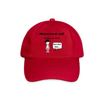 Maître de trop parler - Casquette classique - rouge classique - Devant