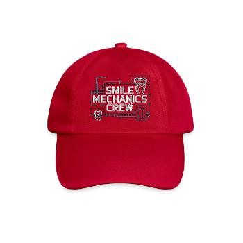 Periodontist Smile Mechanics Crew Oral Health Care - Baseball Cap - classic red - Front
