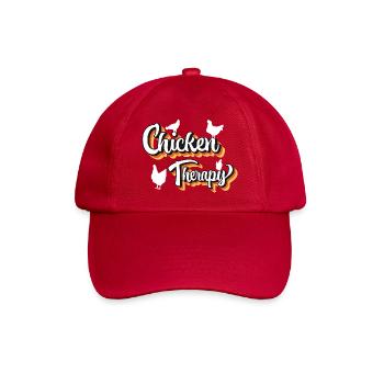 Fans de poulet - Coq - Coq - Poulet de soie - Bio - Casquette classique - rouge classique - Devant