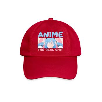 Anime : Le vrai graphique de Kawaii Girl - Casquette classique - rouge classique - Devant