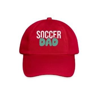 Soccer Dad Bold Style  - Baseball Cap - classic red - Front