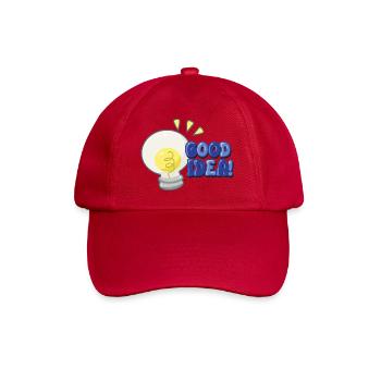 Good Idea Light Bulb Comic - Baseball Cap - classic red - Front