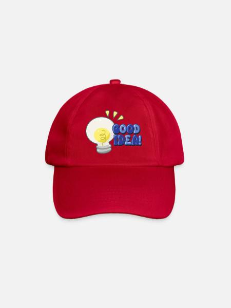 Bonne idée du comic Ampoule - Casquette classique - rouge classique