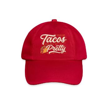 Des tacos et dis-moi que je suis jolie - Casquette classique - rouge classique - Devant