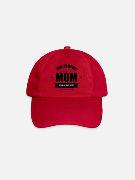 The Legend of Mom - Mother's Day - Baseball Cap - classic red